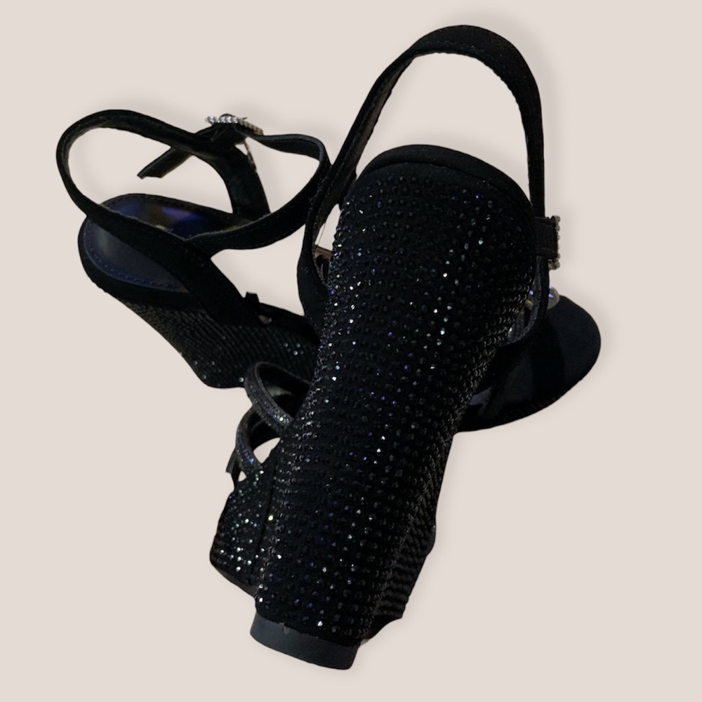 Juicy Couture Rhinestone Wedge with Charm NWOT - Picture 7 of 9